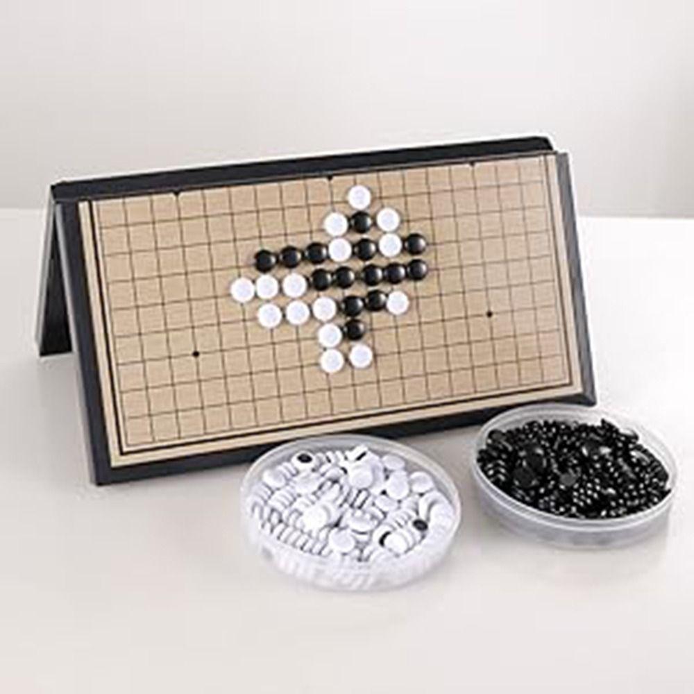 S/M/L/XL Gomoku Game Set Foldable Chessboard Strategy Game Old Board Game Go Game Set  Travel Game