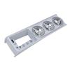 Cooling Fan for Slim Console 9 Blades 2 Speeds USB3.0 Game Console External Cooler Fan with 7 Color Light for Both Disc and Digital Editions