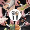 2 Pack Kitchen Scissors All Purpose Set with Magnetic Holder, Heavy Duty Kitchen Shears for Meat,Vegetable,Chicken,Fish,dismountable Cooking Scissors