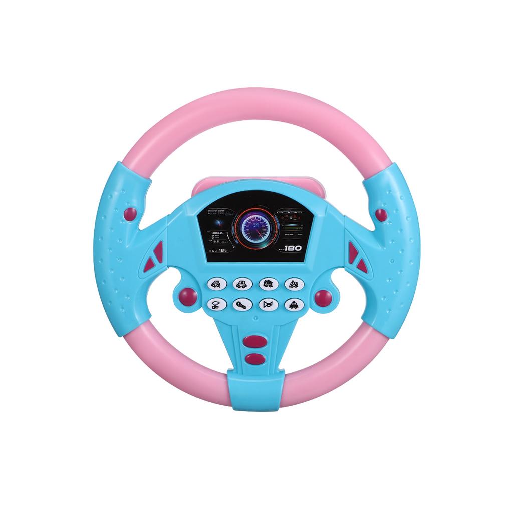 Simulate Driving a Car, Steering Wheel, Electric Toy Sound, CHILDREN'S Music Education, Pushing a Cart, Driving a Vocal Toy