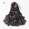 New Gold Glitter Rayon Cotton Hijab Tassel Shawl Wrap Solid Color Muslim Headscarf Shimmer Party Headband Soft Islamic Turban