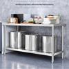 Stainless Steel Restaurant Kitchen Prep Table