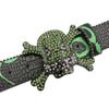 Printed Rhinestone Belt, Universal Belt, Zinc Alloy Needle Buckle Hip-hop Fashion Niche Style