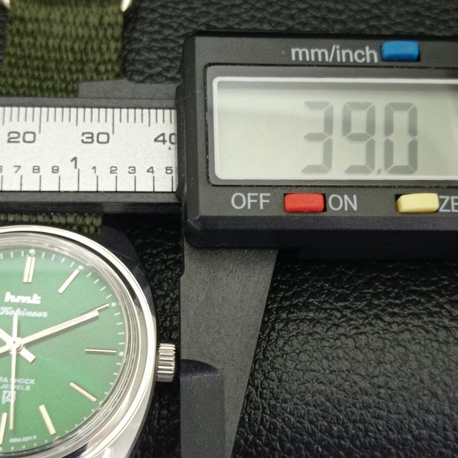 AUTHENTIC HMT WINDING GREEN DIAL WRIST WATCH FOR MENS A426477-2