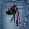 Yogodlns Braided Rope Bag Pendant Nylon Lanyard Braided Straps for Bag Multipurpose Charm Hanging Accessories