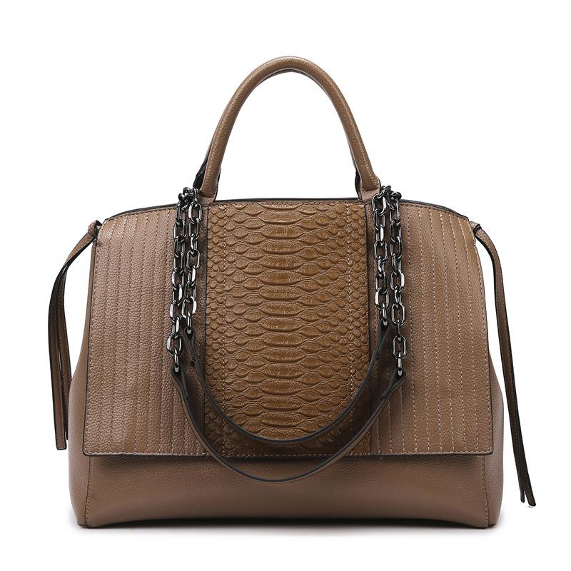 Tote Bag Crocodile Pattern Fashion Texture Bag Women's New Large Capacity Women's Bag Premium Single Shoulder Handbag