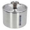 2.5L Cat Water Fountain 304 Stainless Steel Automatic Pet Water Drinking Dispenser with Water Level 