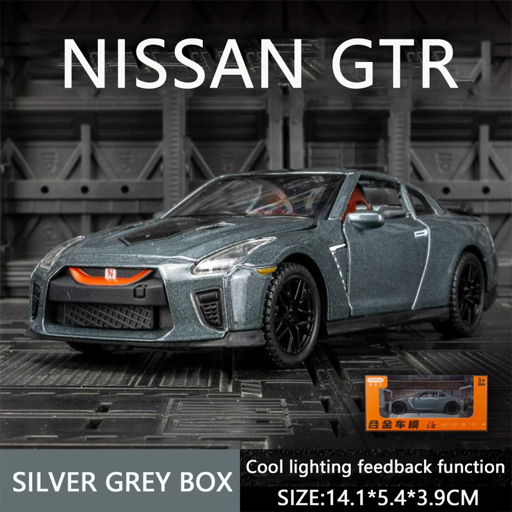 1/32 Adatto per GTR R35 50th Anniversary Mold Toys Car Toys Modelli di auto Giocattoli in metallo Serie di auto Giocattoli pullback per bambini