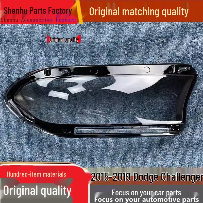 

Dodge Challenger 2015-2019 Transparent Headlight Cover Mask Standard Driver s Side without Glue
