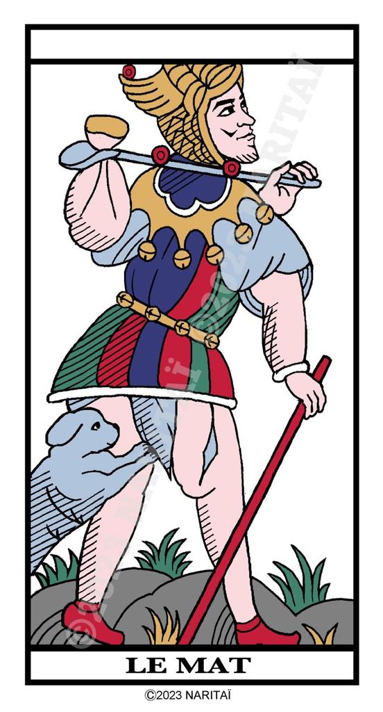 NARITAÏ Tarot "The Marseille" | Naritai | 22 Cards, Linen Drawstring Bag Included [Authentic]