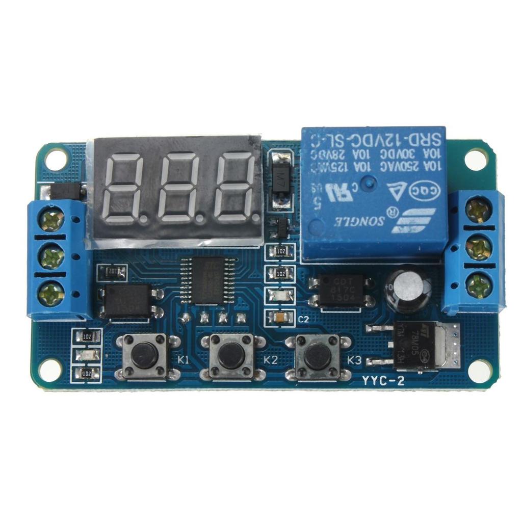 12v modulo display digitale LED HOME Automation ritardo timer interruttore