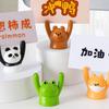 Raising Hand Animal Photo Holder Table Number Holders Microlandscape Ornament Memo Photo Holder Dollhouses Accessories