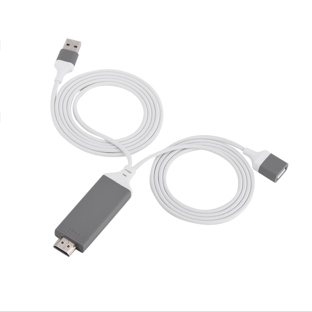 3 Colors Phone To HDMI Cable for IOS Interface Digital AV Adapter 1080P Plug Play for IOS Android