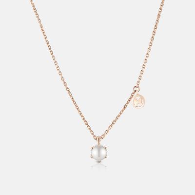 Rene Silver Rose Necklace A211Sn9116Rph 42Cm