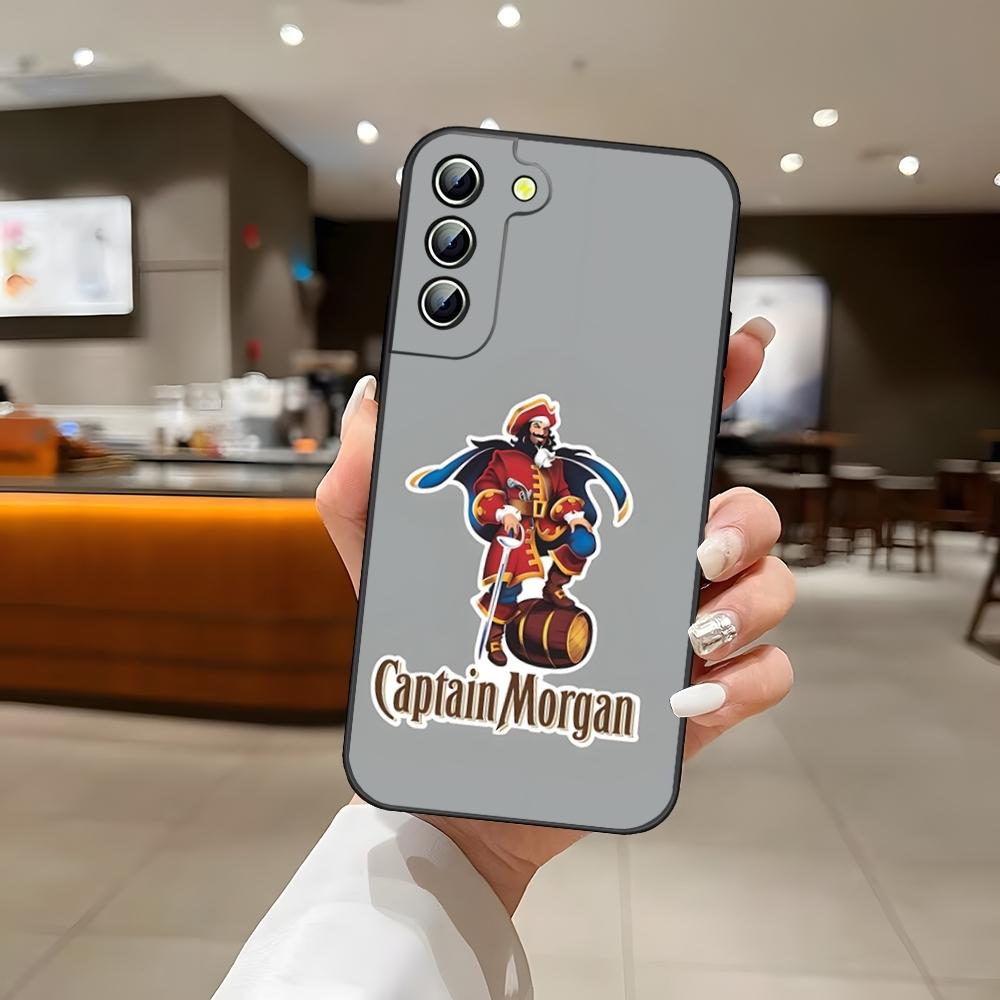 Luxury Rum C_Captain Morgan Phone Case For S25 Samsung S26 S24 Ultra S22 S23 S20 Fe S21 Plus A54 A34 A16 A53 Back Cover