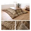 Ikehiko Kotatsu Extra Volk 205 X 205 Geometric Water Water Antibacterial and Odor Dust Mite Made In Made In Japan Comforter, Thick, Square, Beige,