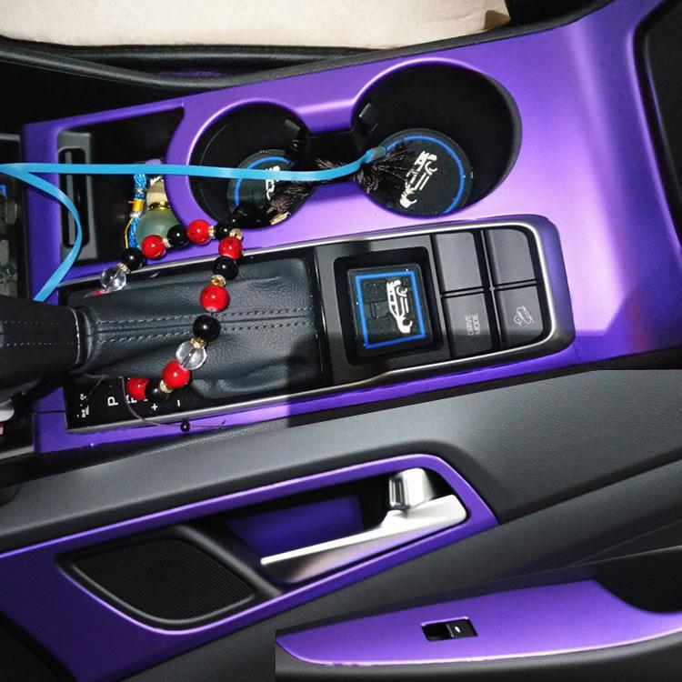 Hyundai Tucson 15-18 Carbon Fiber Interior Gear Shift Decoration Wrap