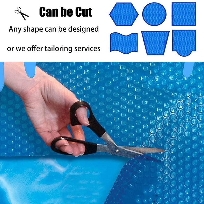 4/5/6/8/10ft Schwimmbad Solarabdeckung Wärmeisolierfolie Rundes Aufstellbecken Staubdichte Schutzabdeckung Whirlpooldecke