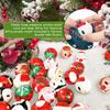 6/36 KS Vánoční antistresové míčky Santa Claus Sobi Antistresová pěna Vánoční mačkací míček pro děti Vánoční párty drobnosti