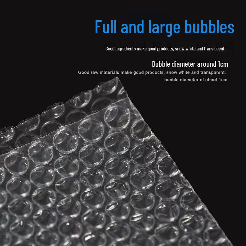 Transparent Shockproof Bubble Wrap Bags - Thickened Foam Packaging