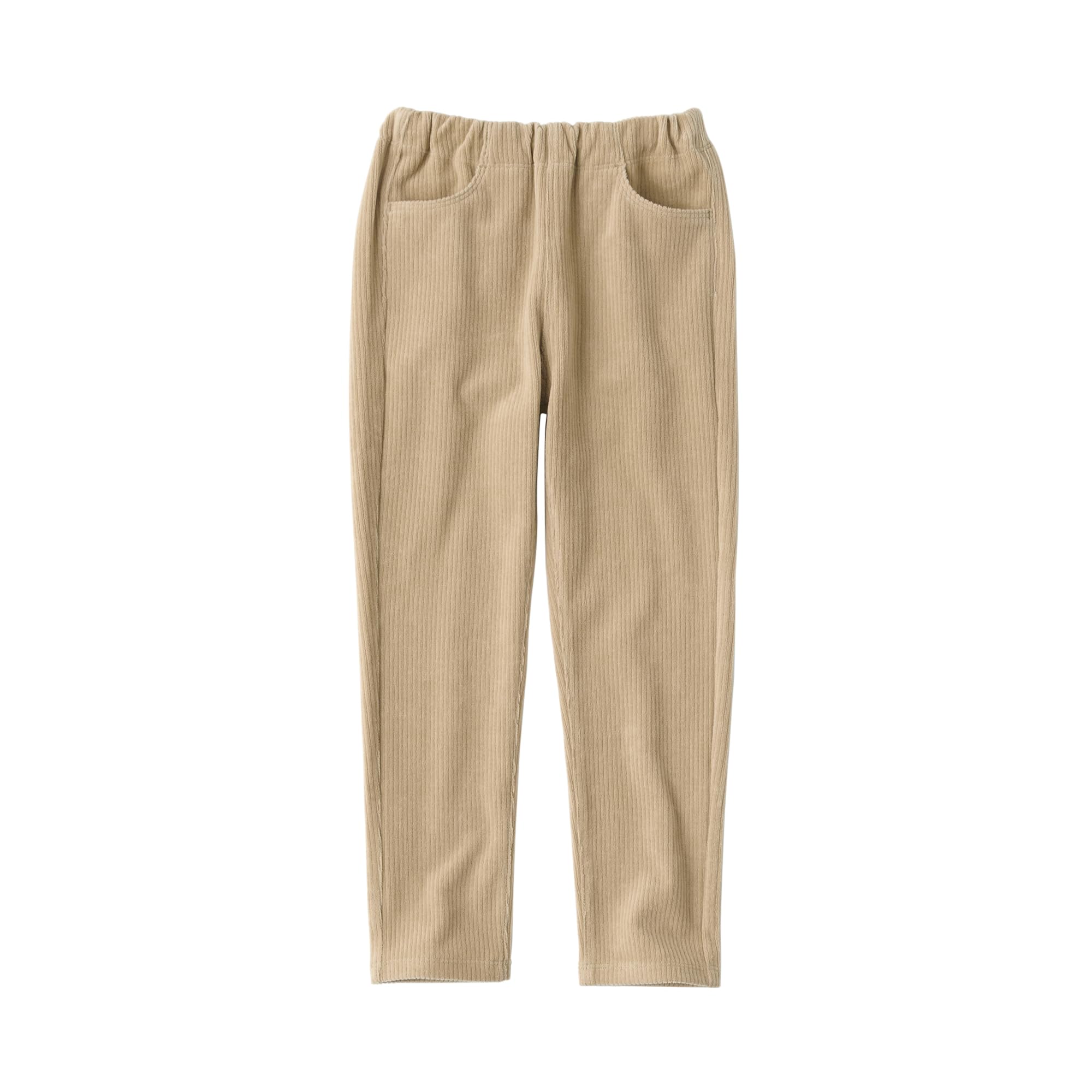 

MUJI Kids Jersey Corduroy Leggings Pants Unisex Children CB1L5A4A Light Beige Kids 150