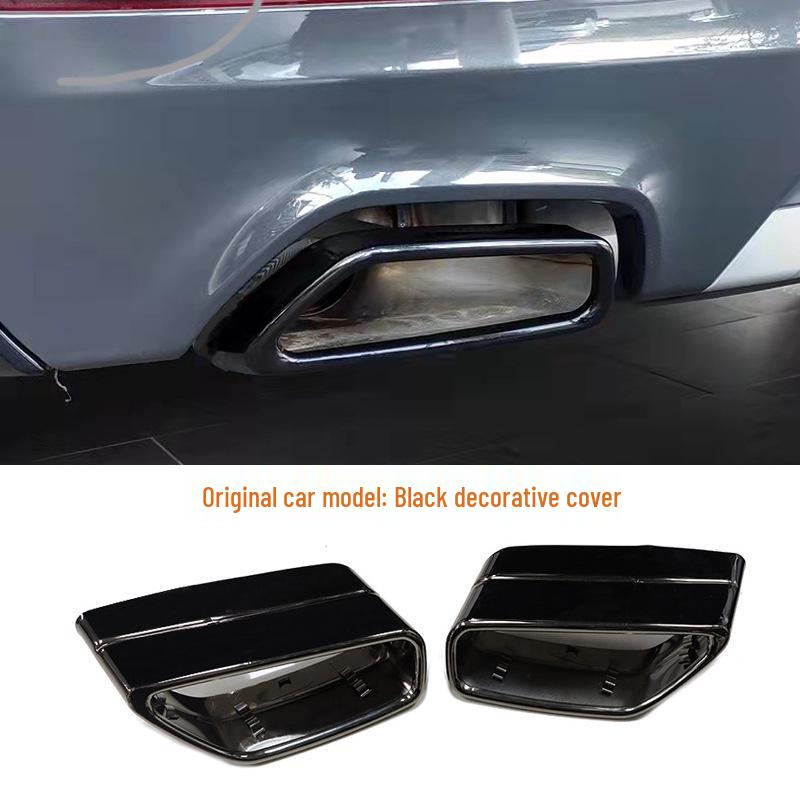 Cadru Decorativ Negru pentru Vârful Cozii pentru Eșapament BMW 525li/530i G30/G38