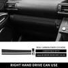 Real Carbon Fiber Interior Trim For Lexus RC300 RC350 RC200T 2015-2022 Sticker Navigation Button Cover Accessories Decor