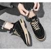 Men's Fleece Lined Work Safety Shoes, New Autumn Winter Warm Cotton Shoes, Wear-resistant Casual Work Skate Shoes
