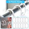 Shower Curtain Liner with 12 Plastic Hooks, 72x72 Inch Plastic Shower Curtain Liner for Shower Stall & Bathtubs, Bathroom Curta Shower Curtain and