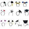Soft Elastic Headdress For 2026 Graduation Comfortable Fabric Funny Design Secure Fit Party Hair Accessory