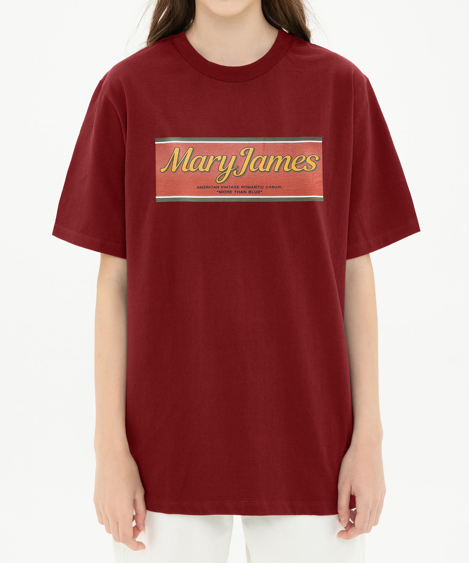 Mary James More Than Blue Half Sleeve - Burgundy L