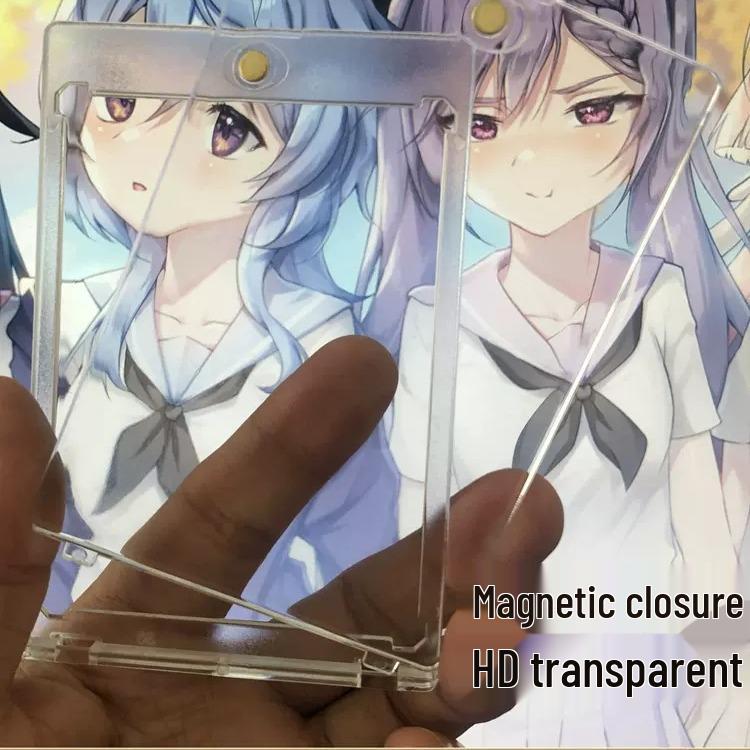 35PT Card Sleeve Display Case for Ultraman, Yu-Gi-Oh, Pokémon - Strong Magnetic and Transparent