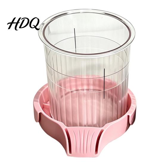 Drainage Cup Holder Base Storage for Ninja Creami Cups Silicone Tray Design Intelligent Kitchen Countertop Organizer Anti-Spill Sloped to Eliminate