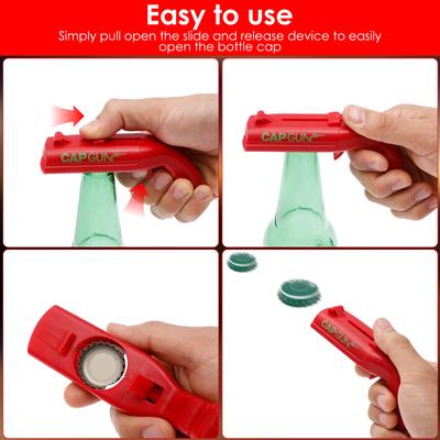 Novelty Beer Bottle Opener Portable Beverage Drinking Opening Creative Launcher Kitchen Party Supply Bar Tool Kitchen Accessory