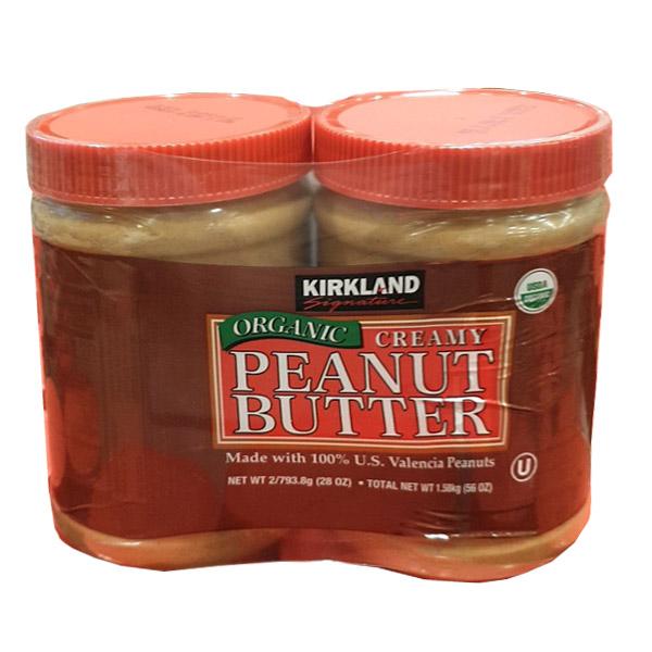 Kirkland Signature Organic Peanut Butter 793g x 2 One thing