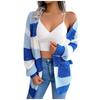 Women Open Front Long Knit Cardigan Sweater