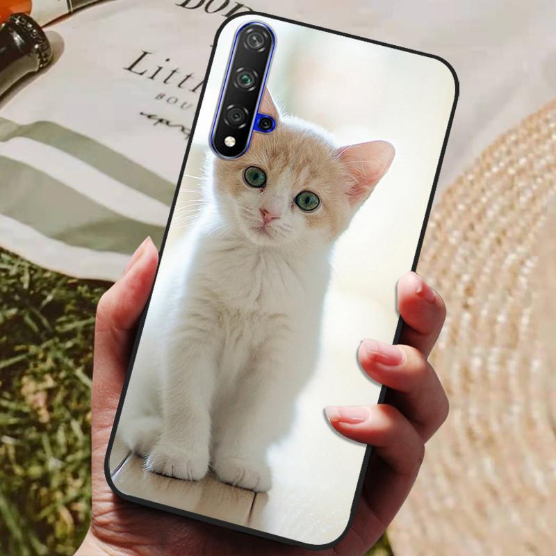 Für Huawei Nova 5T Hülle Wolf Cartoon Silikon Weiche TPU Rückseite Für Huawei Nova 5T Handyhüllen Nova5T YAL-L21 Fundas Coque