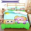 3pcs LankyBox Bedding Set Duvet Cover Closure Includes 1 Duvet Cover & 2 Pillowcases, Soft and Comfortable for All Seasons.