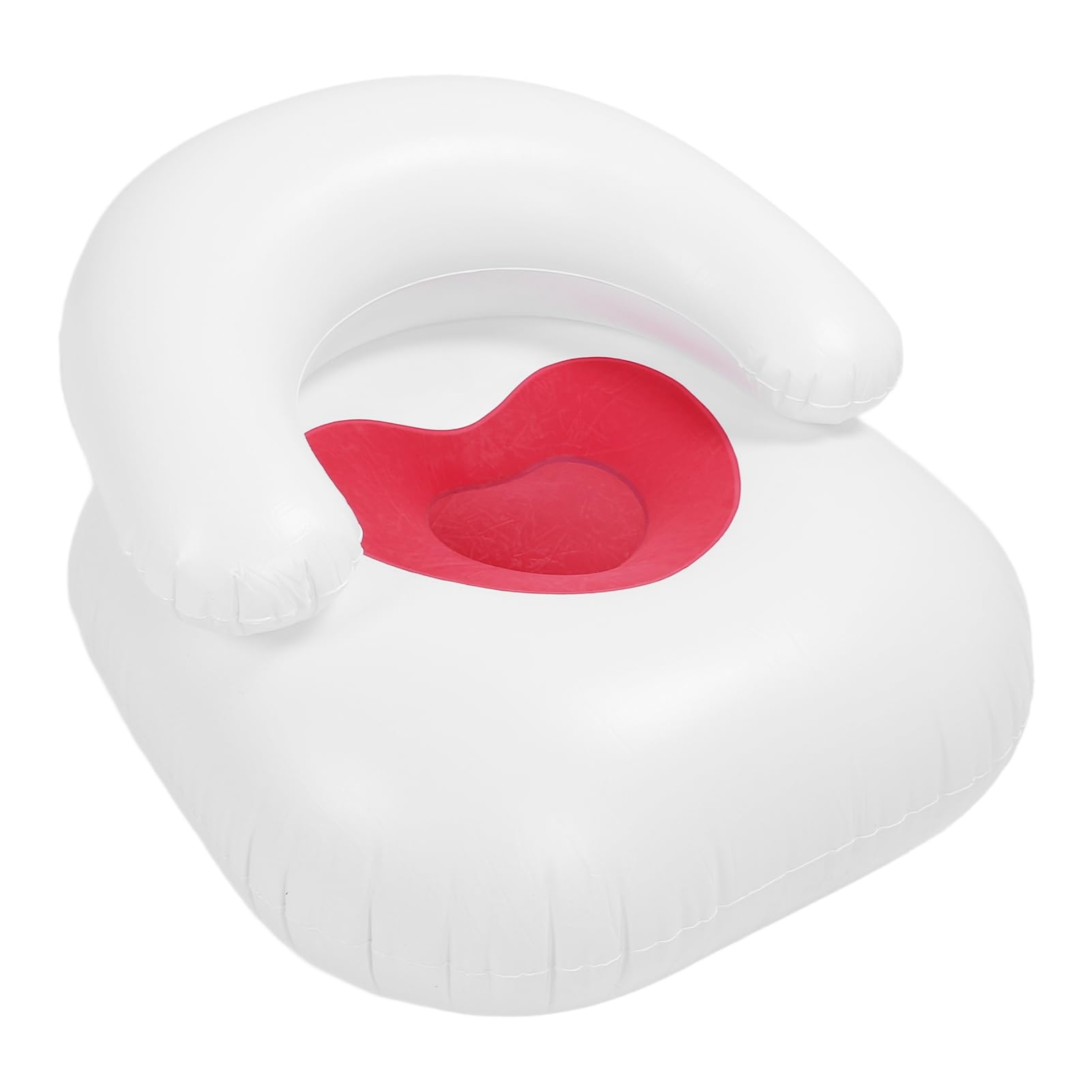 

Inflatable Heart Shaped Living Room Leisure Flocked Sofa Single Chair with Backrest B