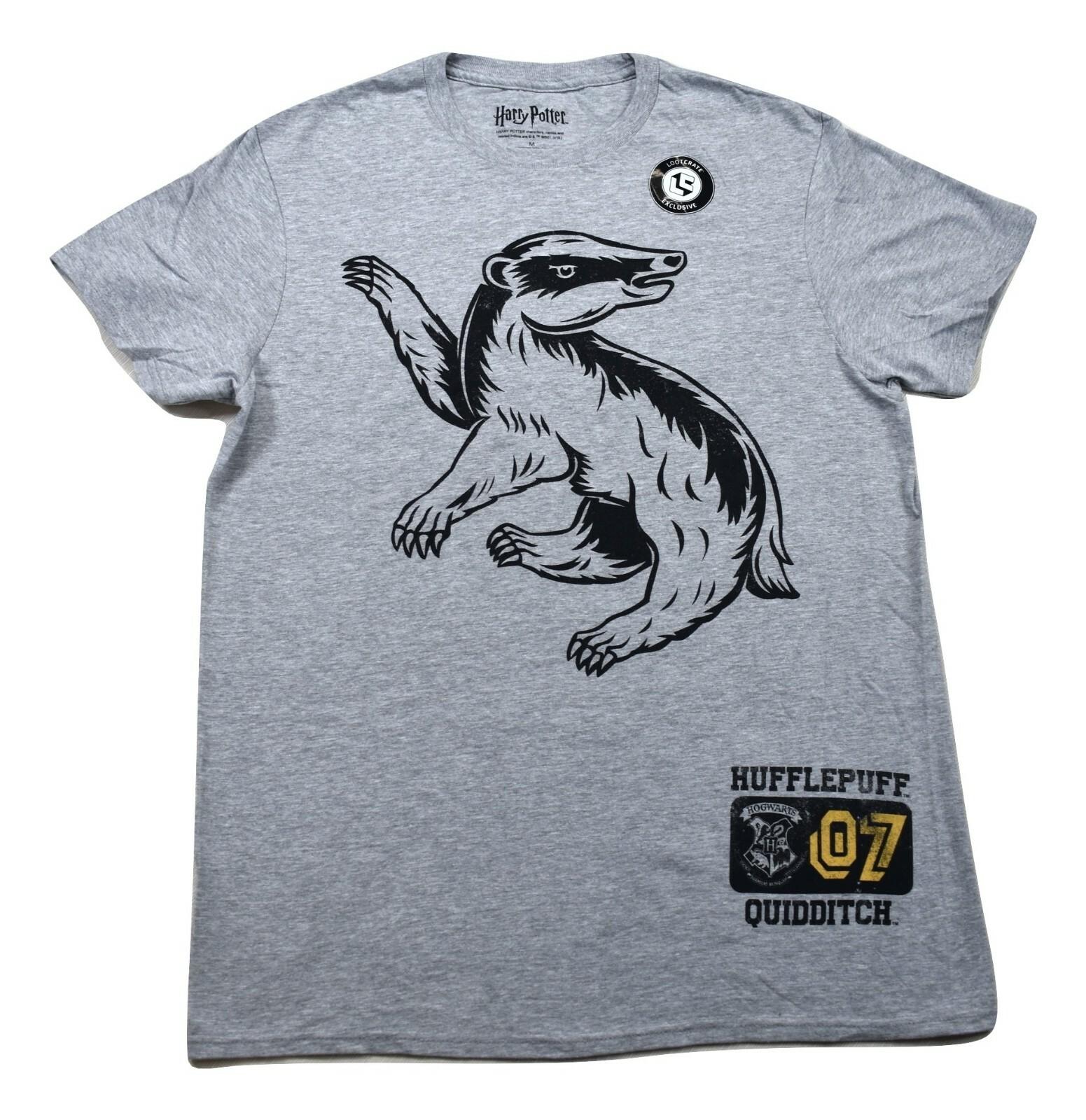 Loot Crate Harry Potter Mens Hufflepuff Quidditch Shirt New M M
