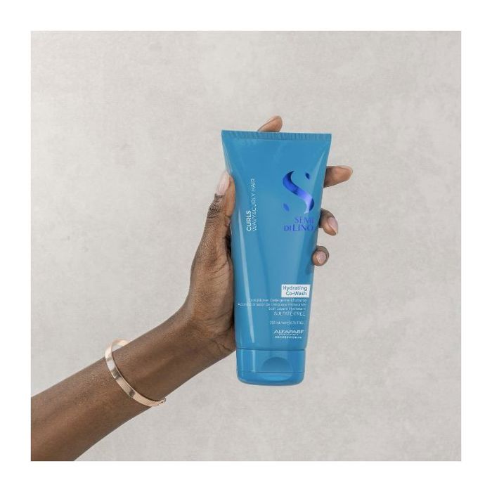 Alfaparf Milano 200ml Semi Di Lino Curls Co-lavage Hydratant, Shampooing