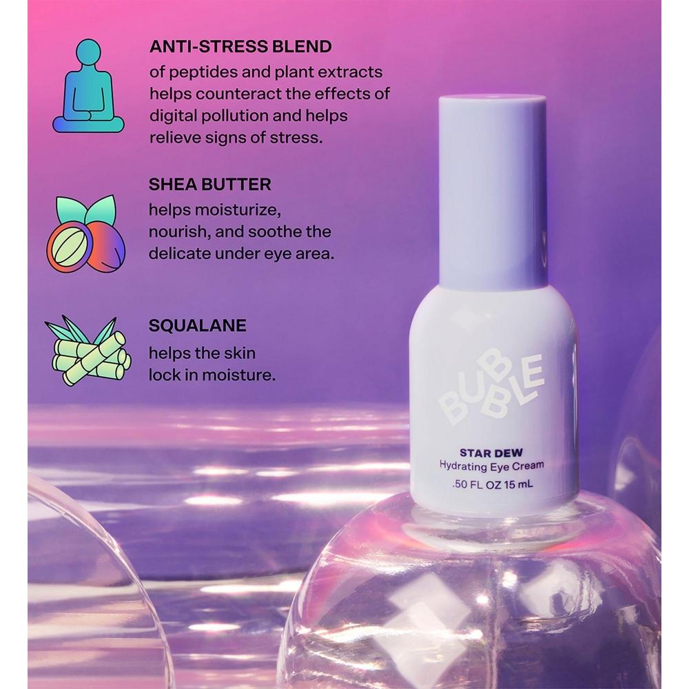 Crema Hidratante para Ojos Bubble Star Dew 0.50 Oz