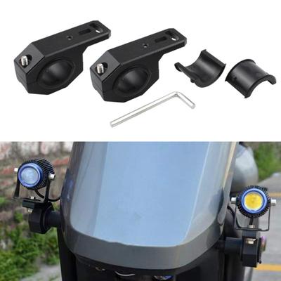 Anti-skli lampeklemmer Nyttige rustsikre spotlight feste forlengelsesbraketter for ridning 1 sett modifikasjon