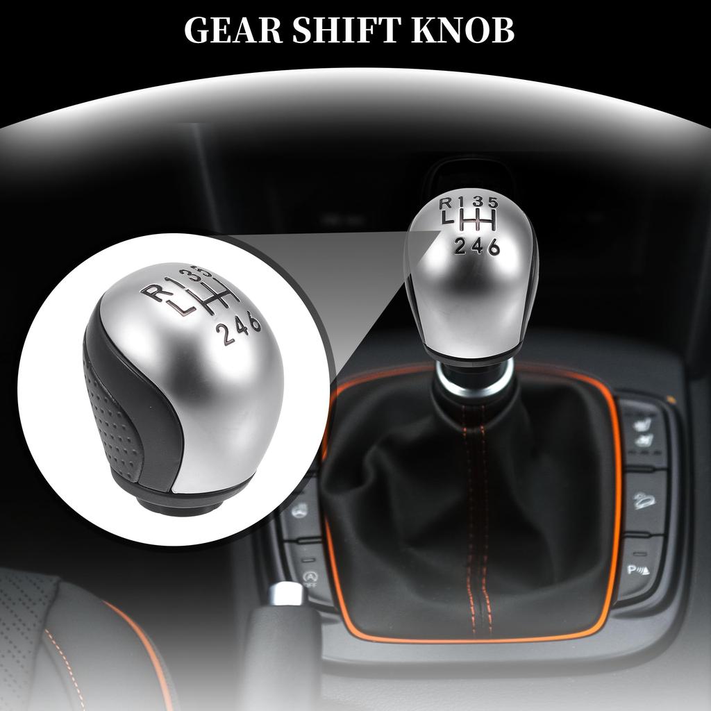 Partuto 6 Speed Manual Gear Shift Knob - Car Shift Lever Knob - For