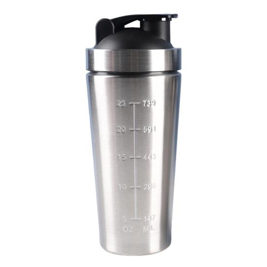 

Чашка-шейкер для протеина из нержавеющей стали, бутылка для шейков для фитнеса в зале, 500 мл/750 мл, портативная 750ML серебряный