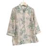 2 Piece Summer Outfit for Elderly Mom Simple Sleeve Shirt Set Lightweight Comfortable Women Clothing