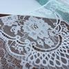 1.5m x 20.5cm White French Chantilly Lace, Non-stretch Eyelash Mesh Lace Fabric for Sewing, Bra, Underwear, Lingerie, Dress, Garment, Crafting