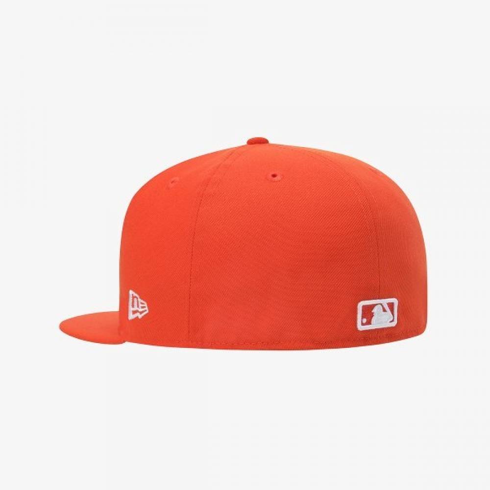 New Era Mlb La Dodgers Fitted Cap Orange