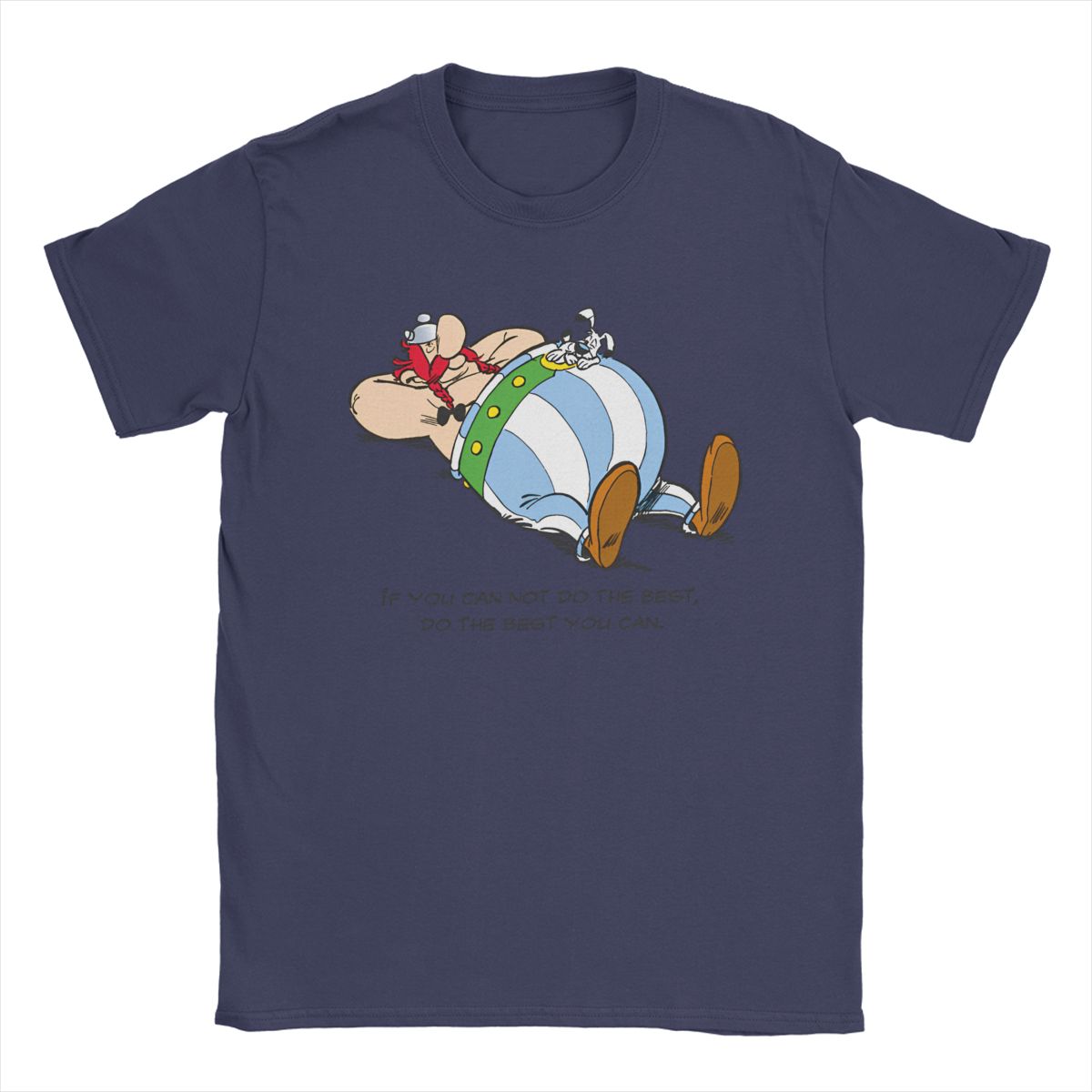 

Asterixs And Obelixs Men T Shirts Vintage Tees Short Sleeve Crewneck T-Shirt Cotton Plus Size Tops 4XL