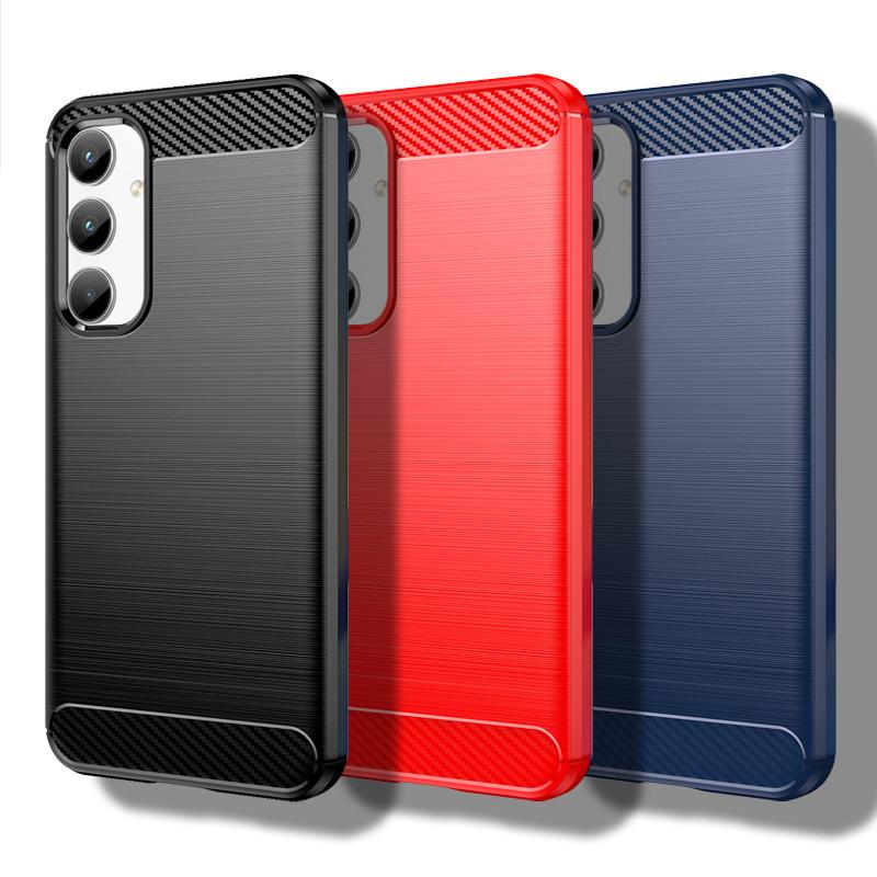 

For Samsung Galaxy A35 Case For Samsung Galaxy A35 5G Cover 6.6 inch Carbon Fiber Shockproof Silicone Bumper For Galaxy A35